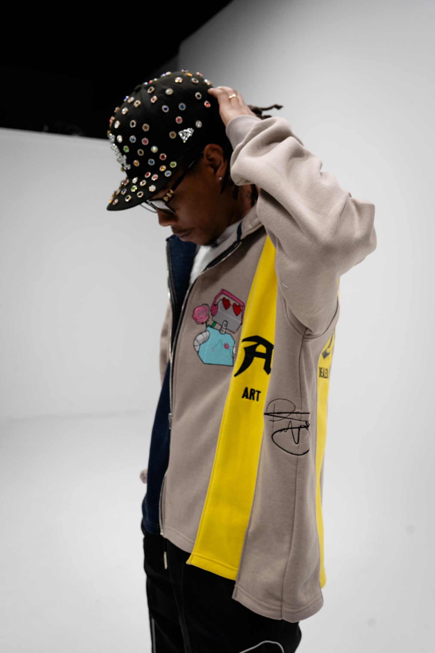 ART+DEALER Logo Layered Zip Up