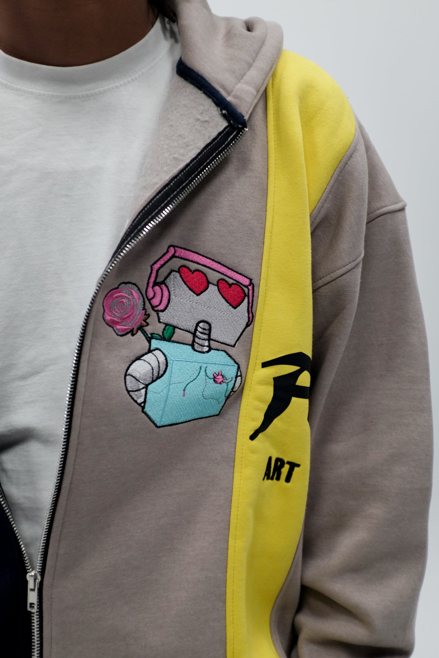 ART+DEALER Logo Layered Zip Up