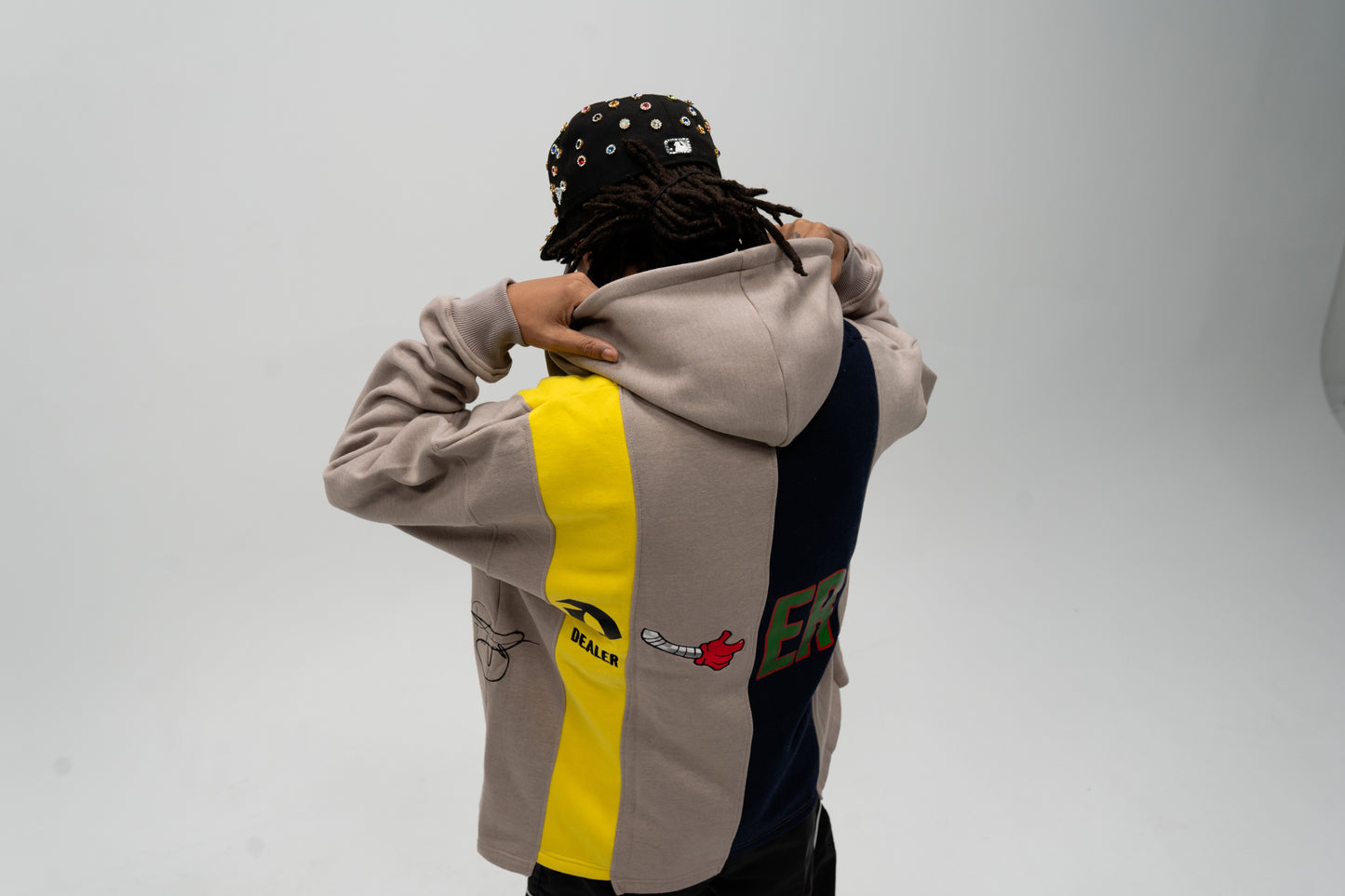 ART+DEALER Logo Layered Zip Up